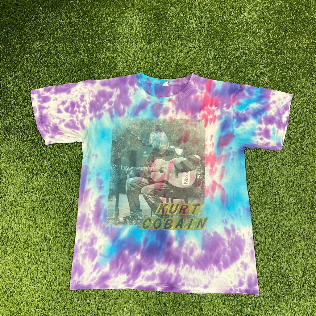 Vintage Kurt Cobain Y2k Tie Dye Shirt - Banana Stand