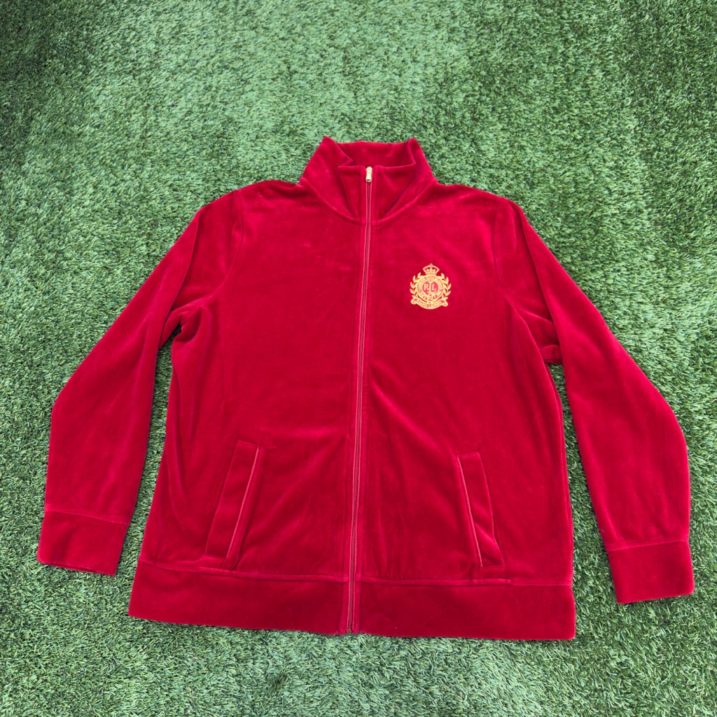 Vintage Lauren Active Ralph Lauren Red Zip Up, L - Banana Stand