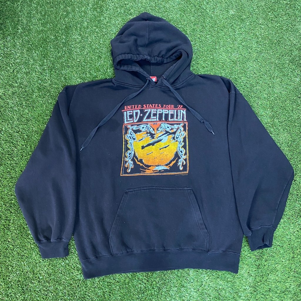 Vintage Led Zeppelin Hoodie 2005, XXL - Banana Stand