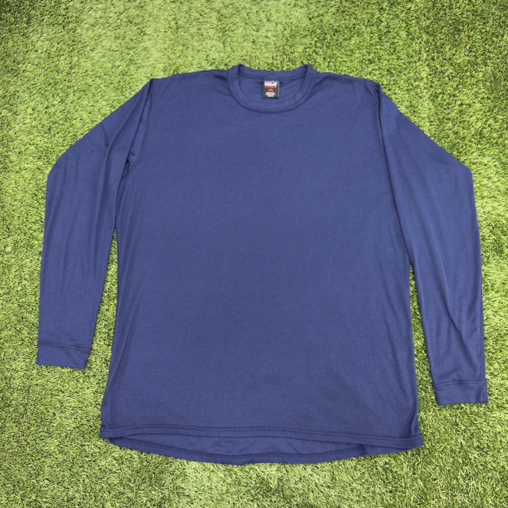 Vintage Patagonia Navy Blue Long Sleeve, XXL - Banana Stand