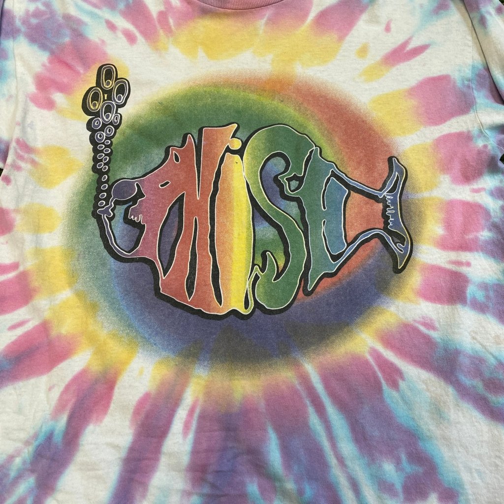 Vintage Phish Summer 1998 Tie Dye Tour Shirt, L - Banana Stand