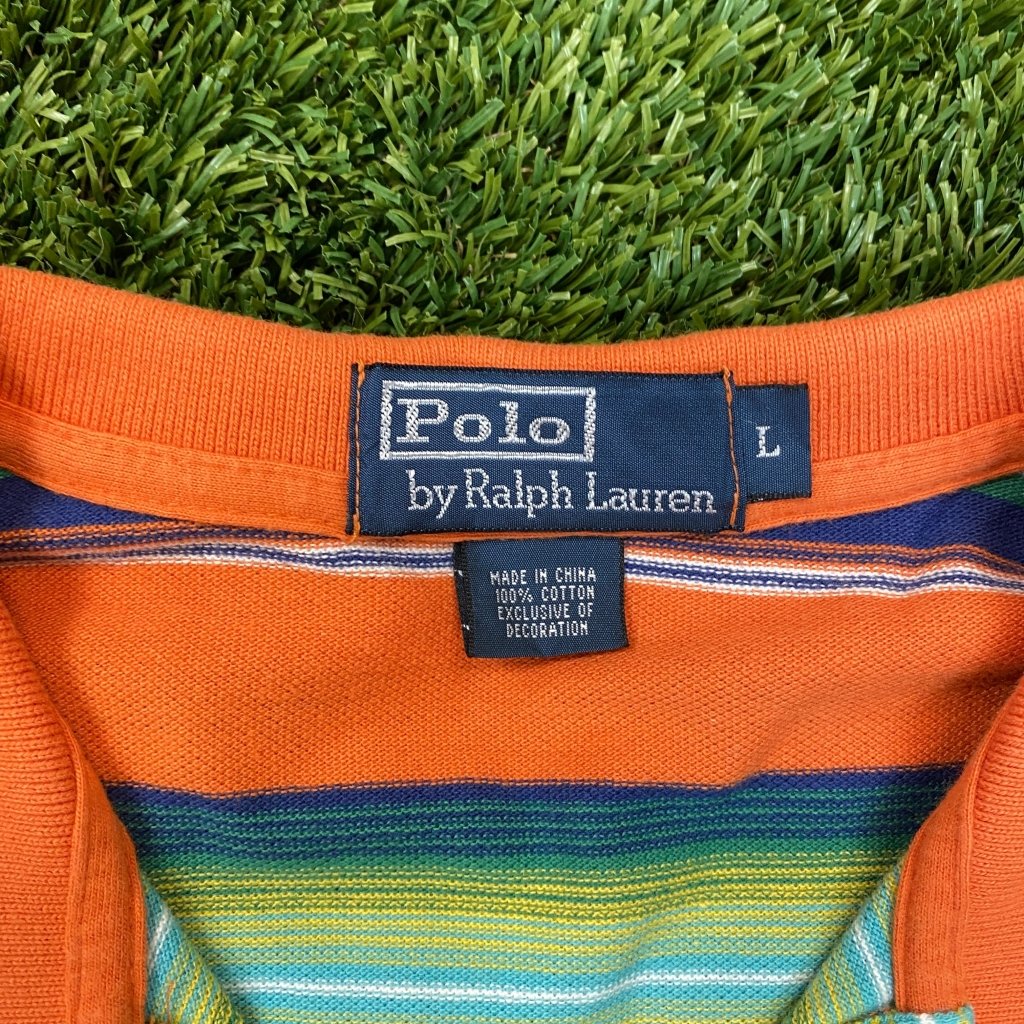 Vintage Polo by Ralph Lauren Striped Polo, L - Banana Stand