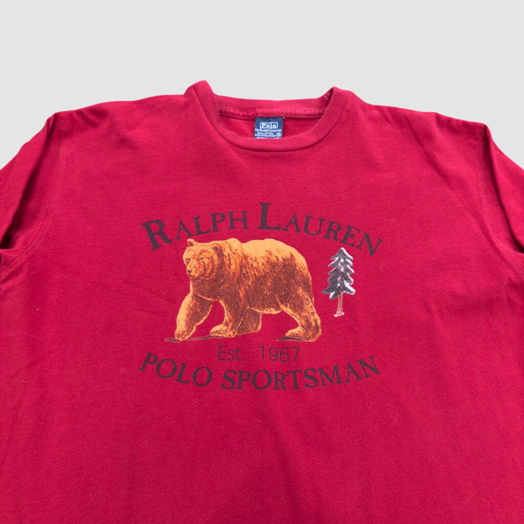 Vintage Polo Ralph Lauren Bear Long Sleeve, M - Banana Stand