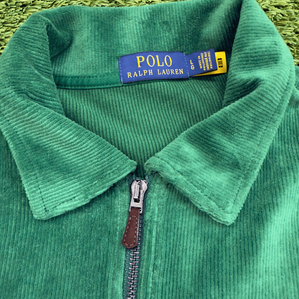 Vintage Polo Ralph Lauren Green Quarter Zip, L - Banana Stand