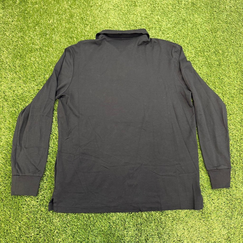 Vintage Polo Ralph Lauren Long Sleeve Polo Shirt, Black, L - Banana Stand