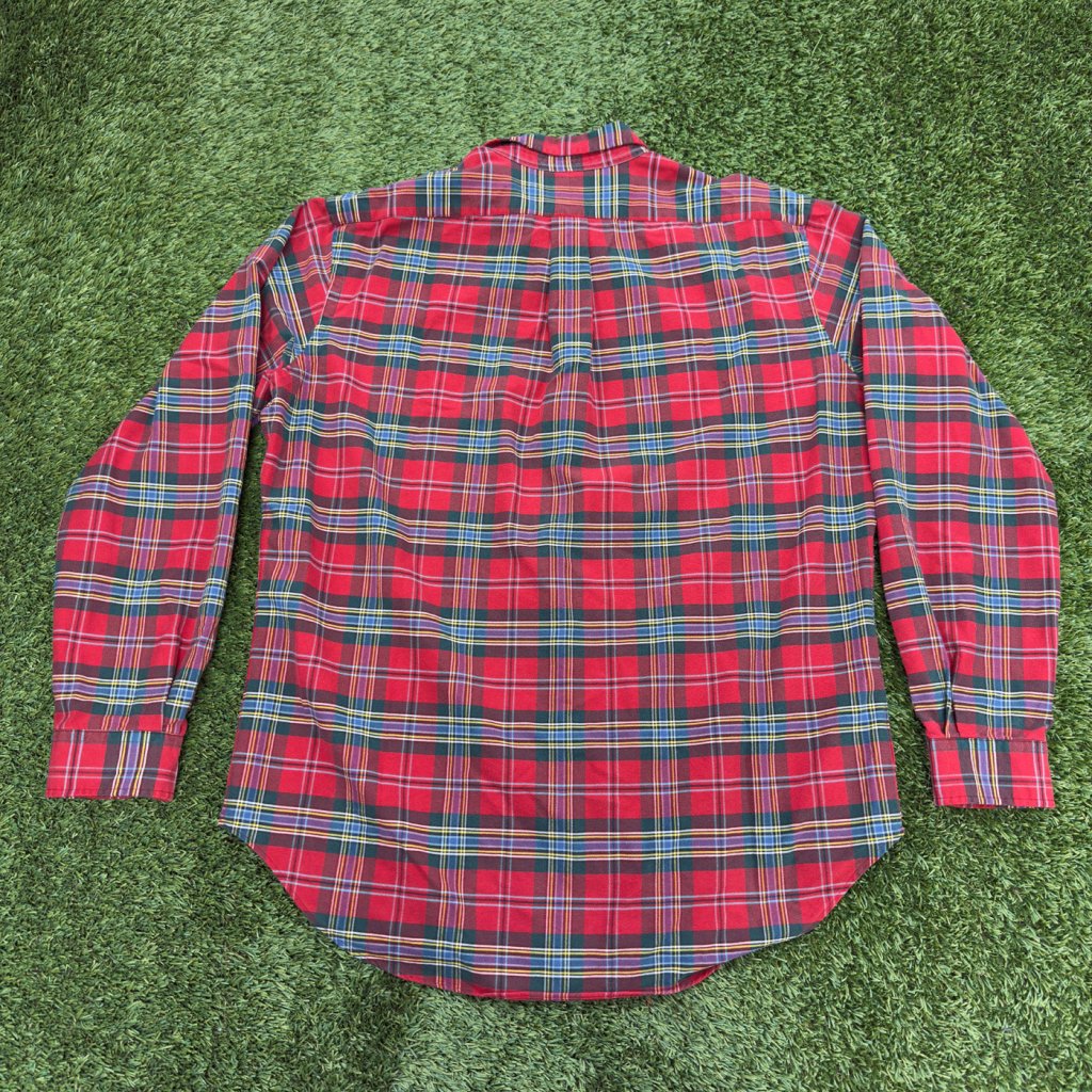 Vintage Polo Ralph Lauren Plaid Button Down Shirt, L - Banana Stand