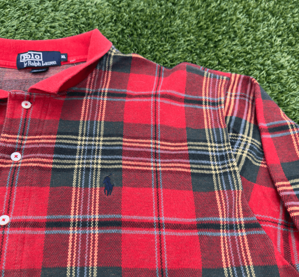 Vintage Polo Ralph Lauren Plaid Long Sleeve, XL - Banana Stand