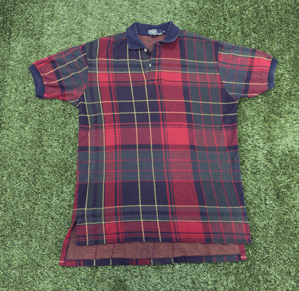 Vintage Polo Ralph Lauren Plaid Polo, M - Banana Stand
