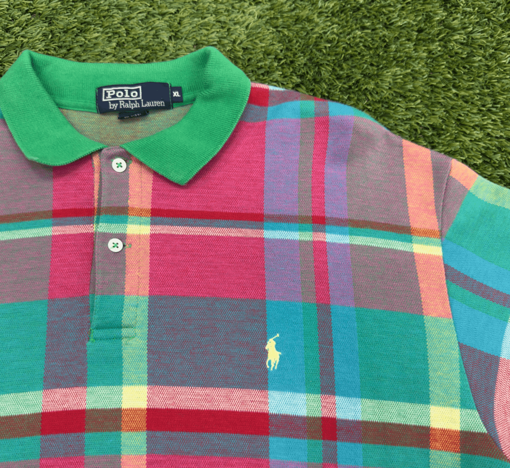 Vintage Polo Ralph Lauren Plaid Short Sleeve, XL - Banana Stand