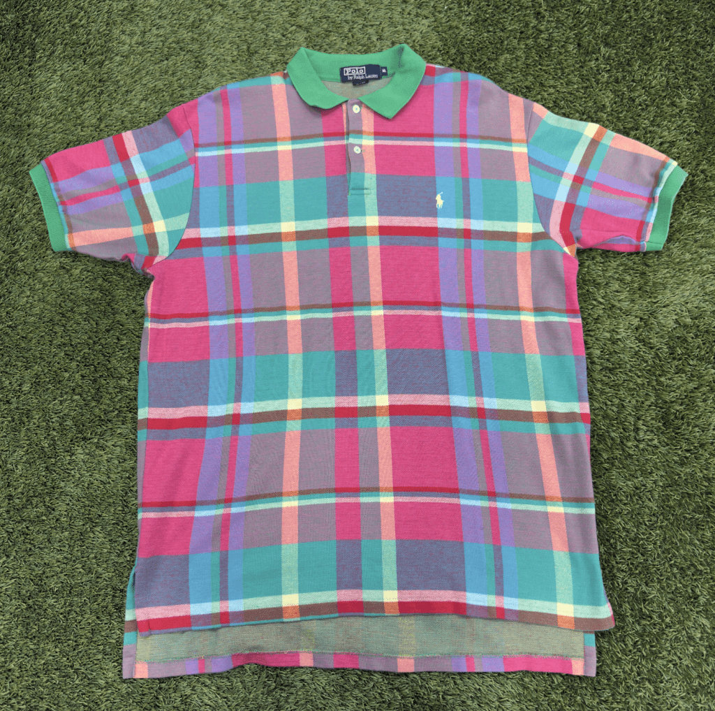 Vintage Polo Ralph Lauren Plaid Short Sleeve, XL - Banana Stand