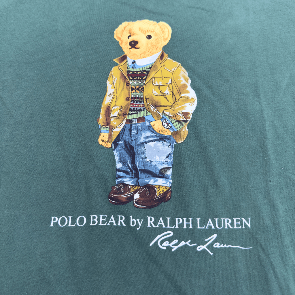 Vintage Polo Ralph Lauren Polo Bear Shirt, L - Banana Stand