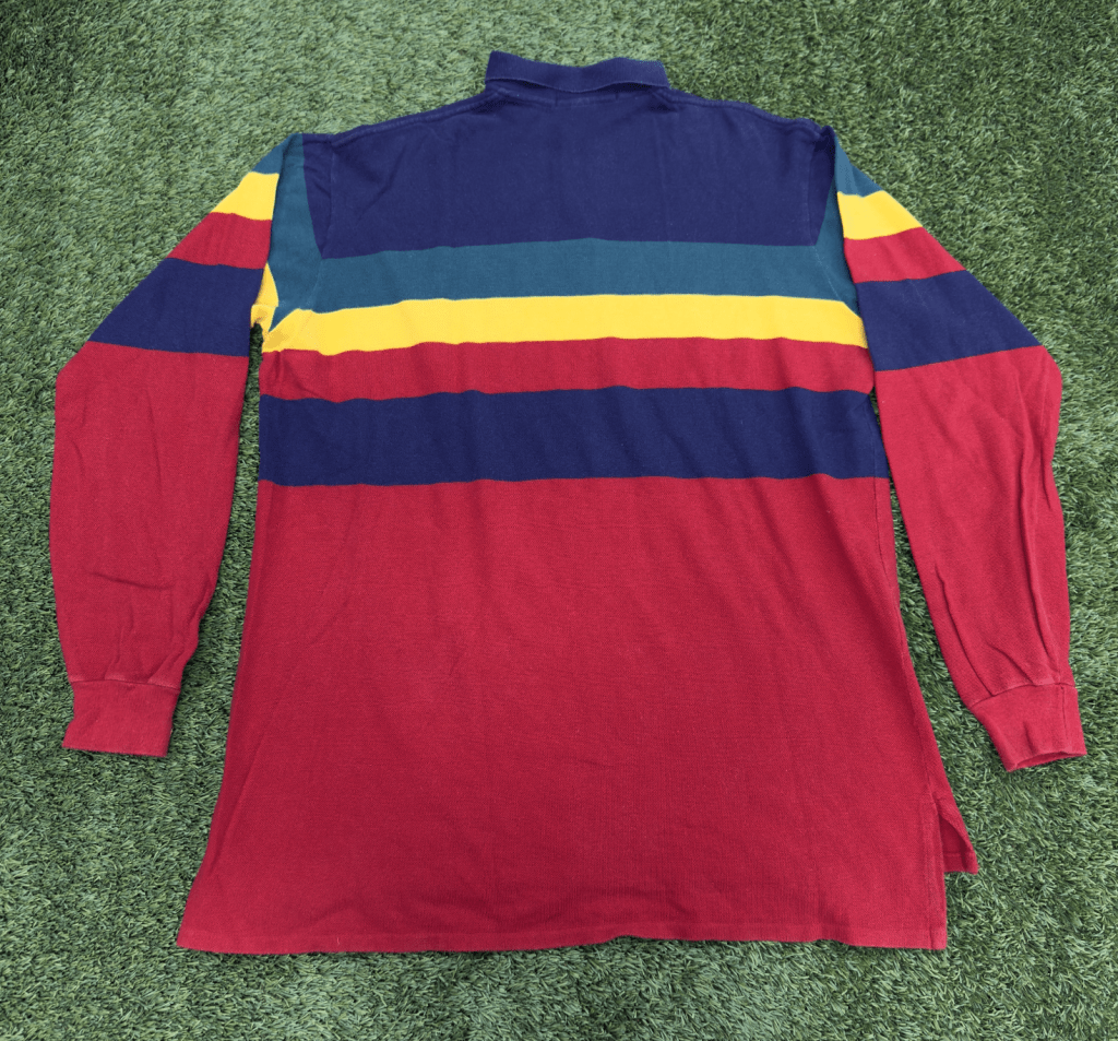 Vintage Polo Ralph Lauren Stripe Long Sleeve Polo, XL - Banana Stand