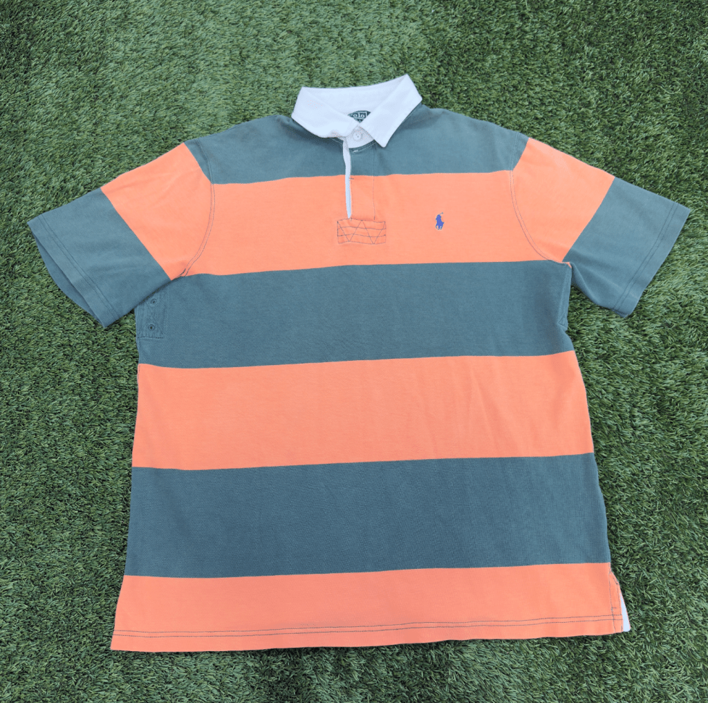 Vintage Polo Ralph Lauren Stripe Polo, L - Banana Stand