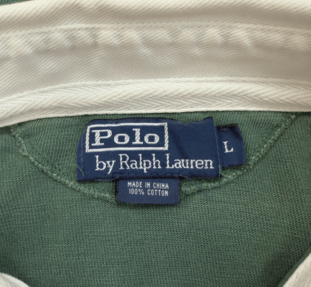 Vintage Polo Ralph Lauren Stripe Polo, L - Banana Stand