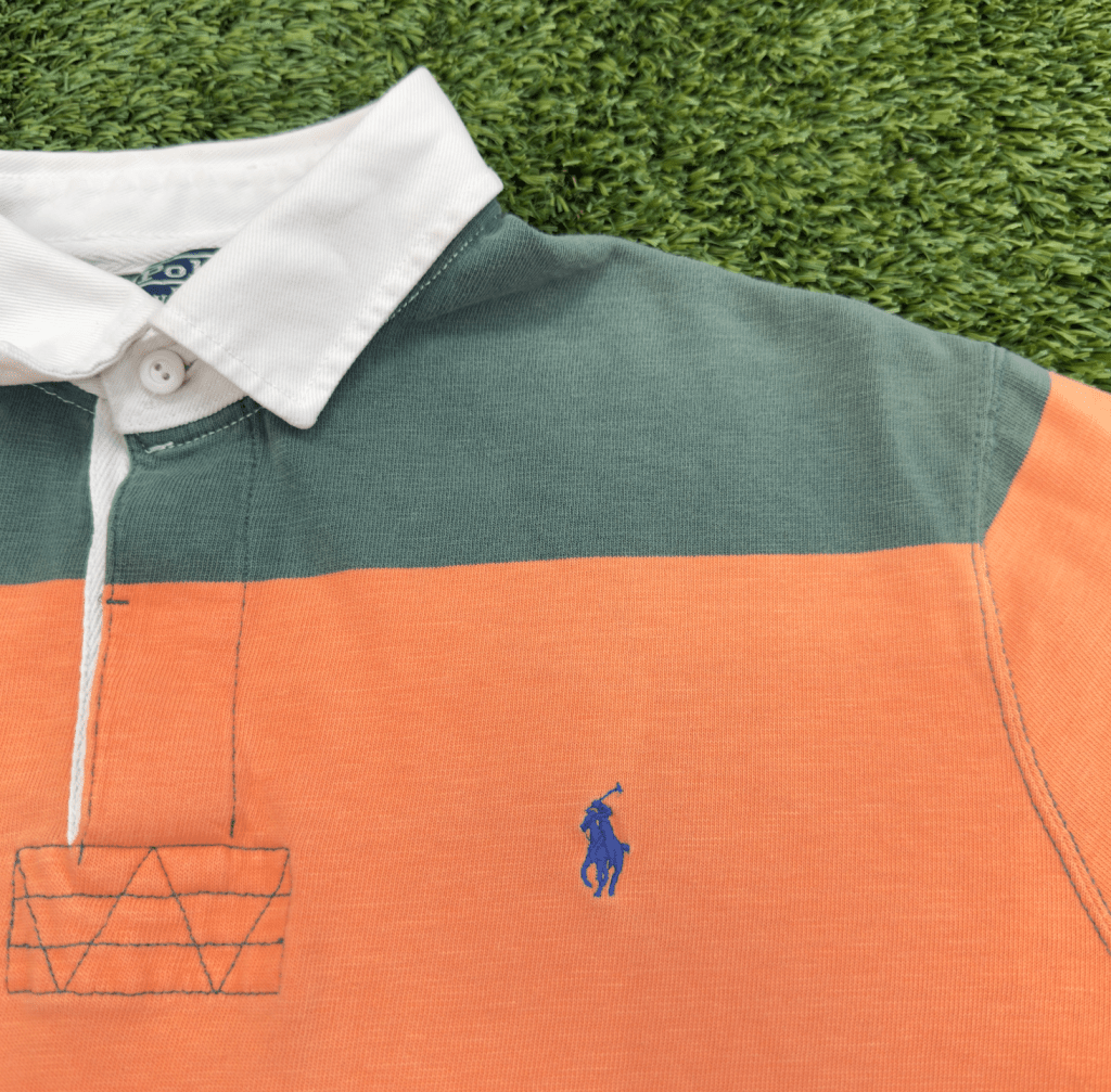 Vintage Polo Ralph Lauren Stripe Polo, L - Banana Stand