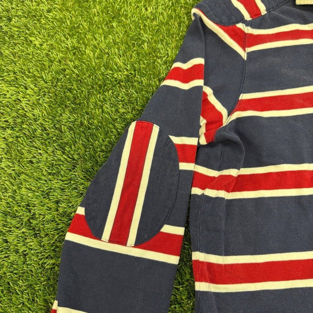 Vintage Polo Ralph Lauren Striped Rugby Shirt, XL - Banana Stand