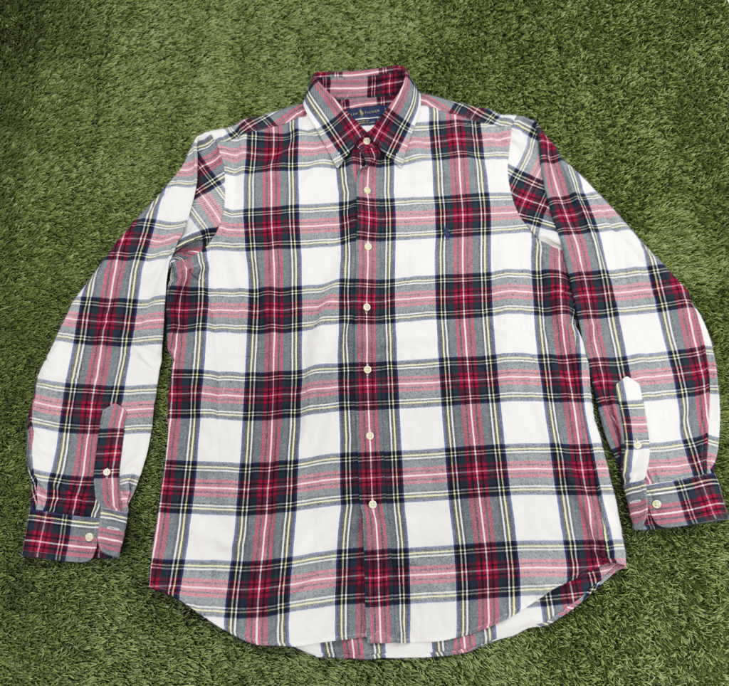Vintage Ralph Lauren Flannel Button Down, L - Banana Stand