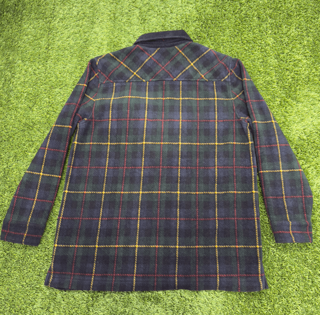 Vintage Ralph Lauren Navy Plaid Zip Up, L - Banana Stand