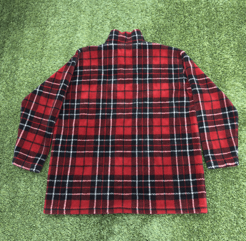 Vintage Ralph Lauren Plaid Quarter Zip, XL - Banana Stand