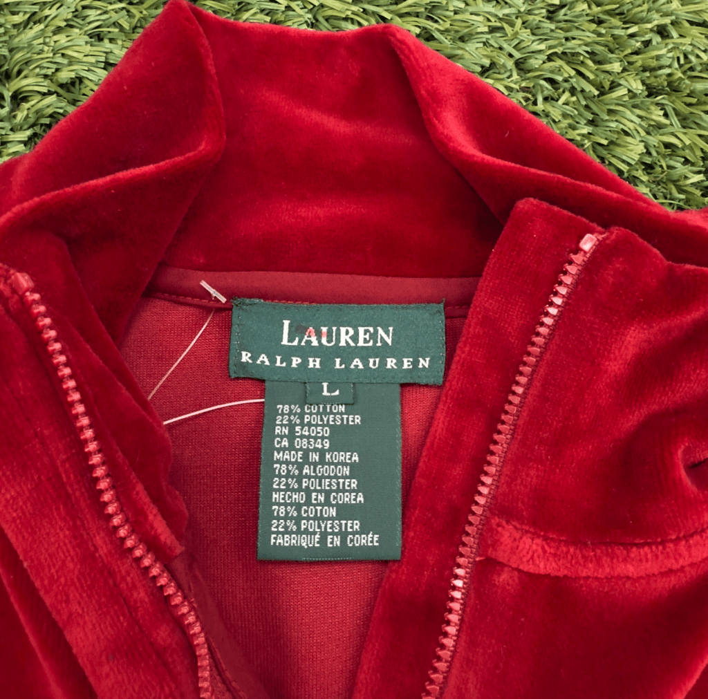 Vintage Ralph Lauren Quarter Zip, L - Banana Stand