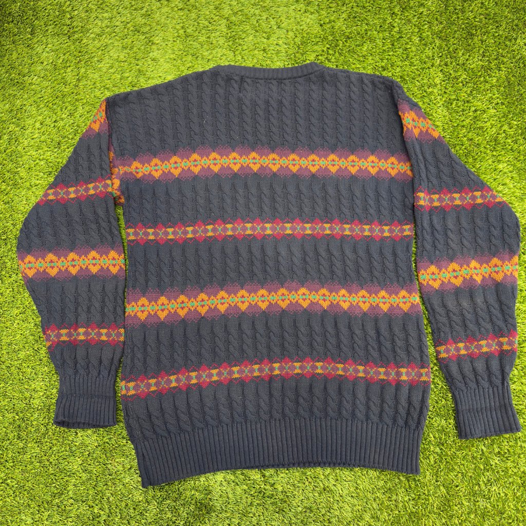 Vintage Ralph Lauren x Chaps Sweater, Made in USA, XL - Banana Stand