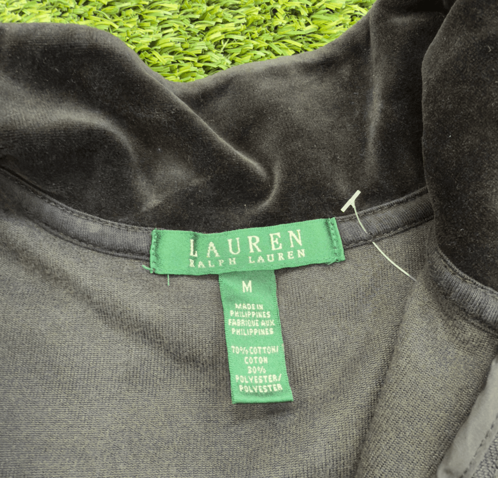 Vintage Ralph Lauren Zip Up, Black M - Banana Stand