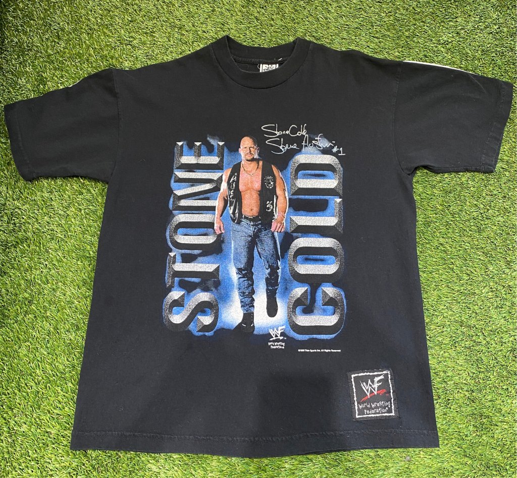 Vintage Stone Cold Steve Austin 'That's The Bottom Line' 1999, XL - Banana Stand