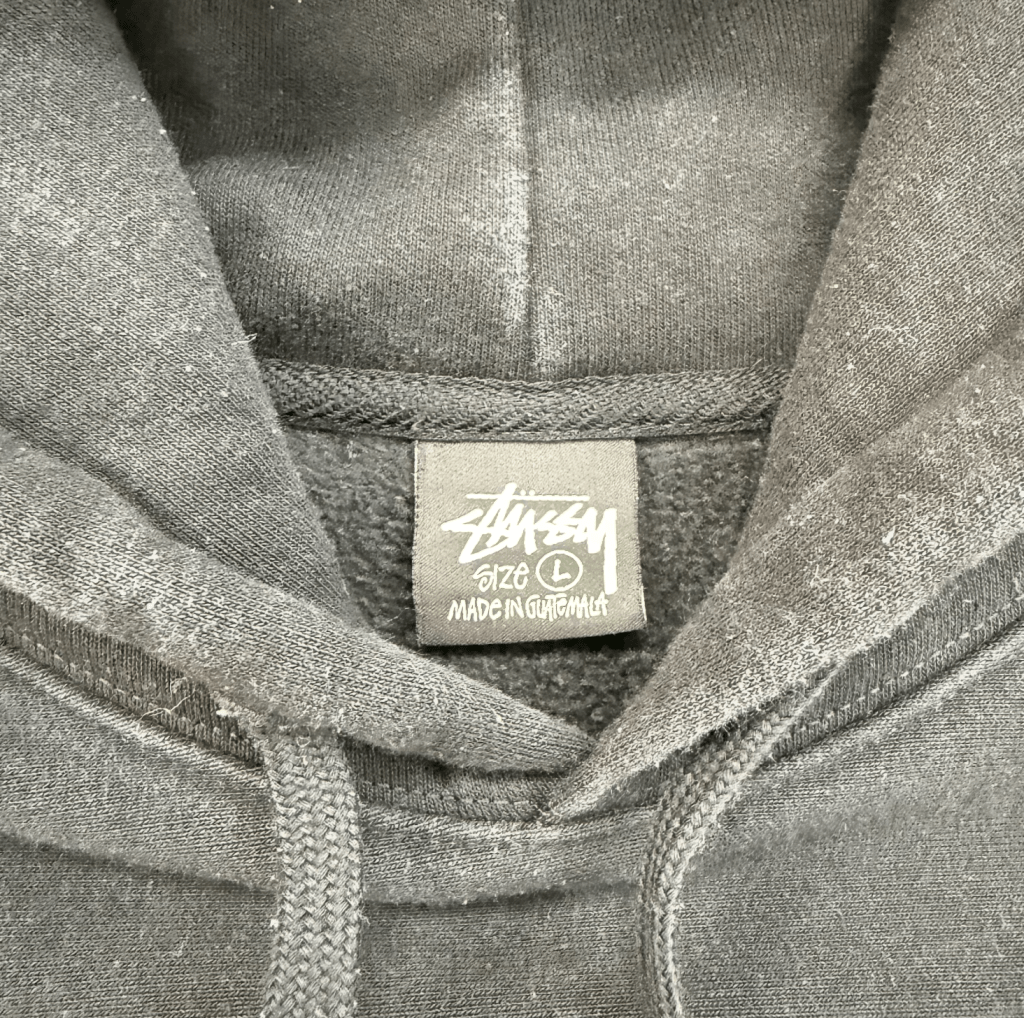 Vintage Stussy 8 Ball Hoodie, Black, L - Banana Stand