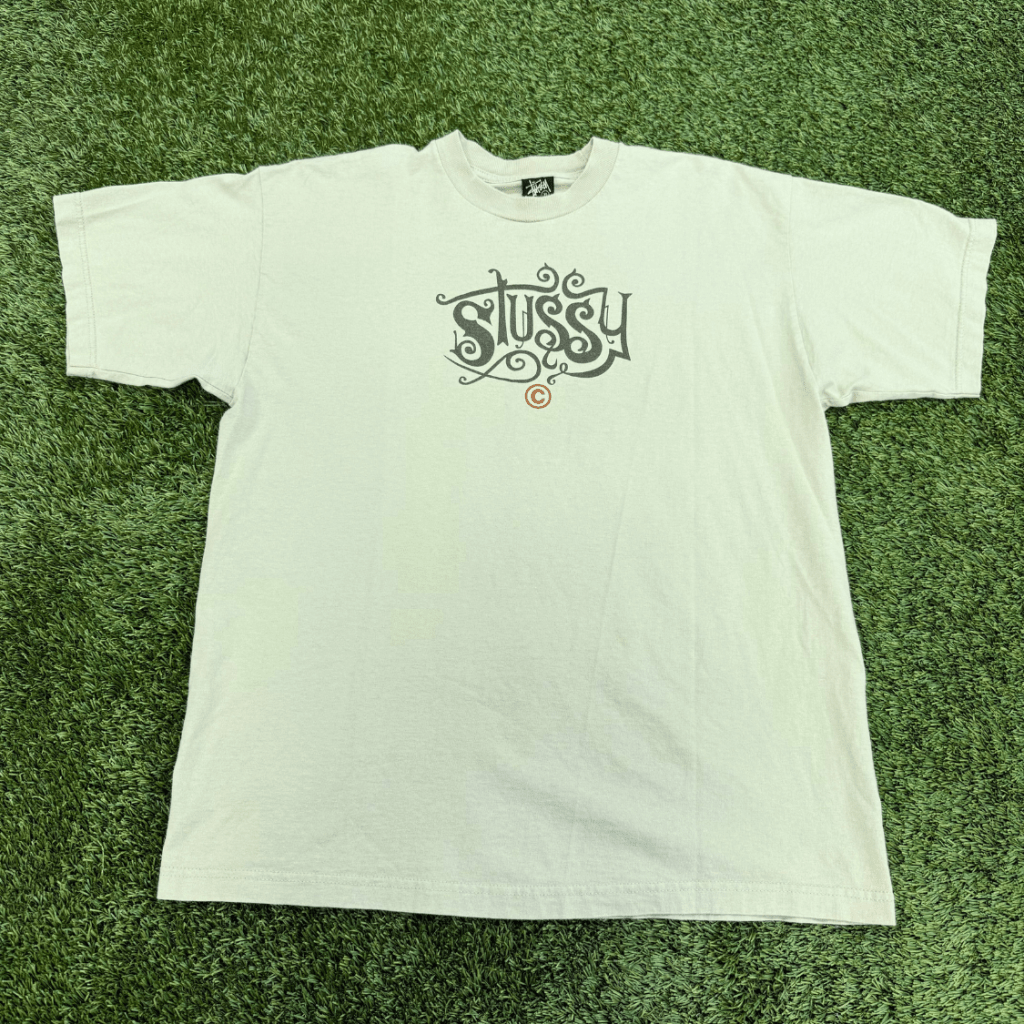 Vintage Stussy Mint Green Short Sleeve, L - Banana Stand