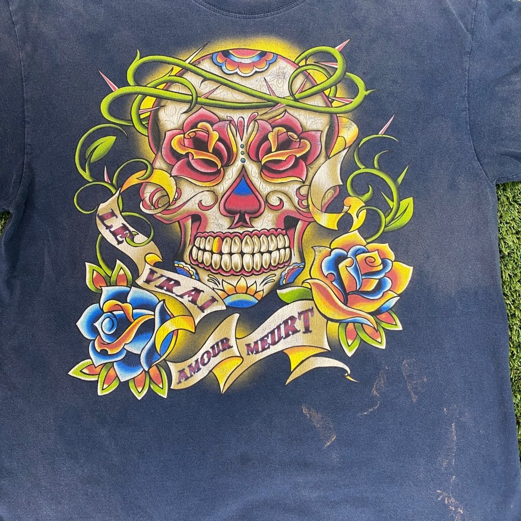 Vintage Sugar Skull Shirt, XL - Banana Stand