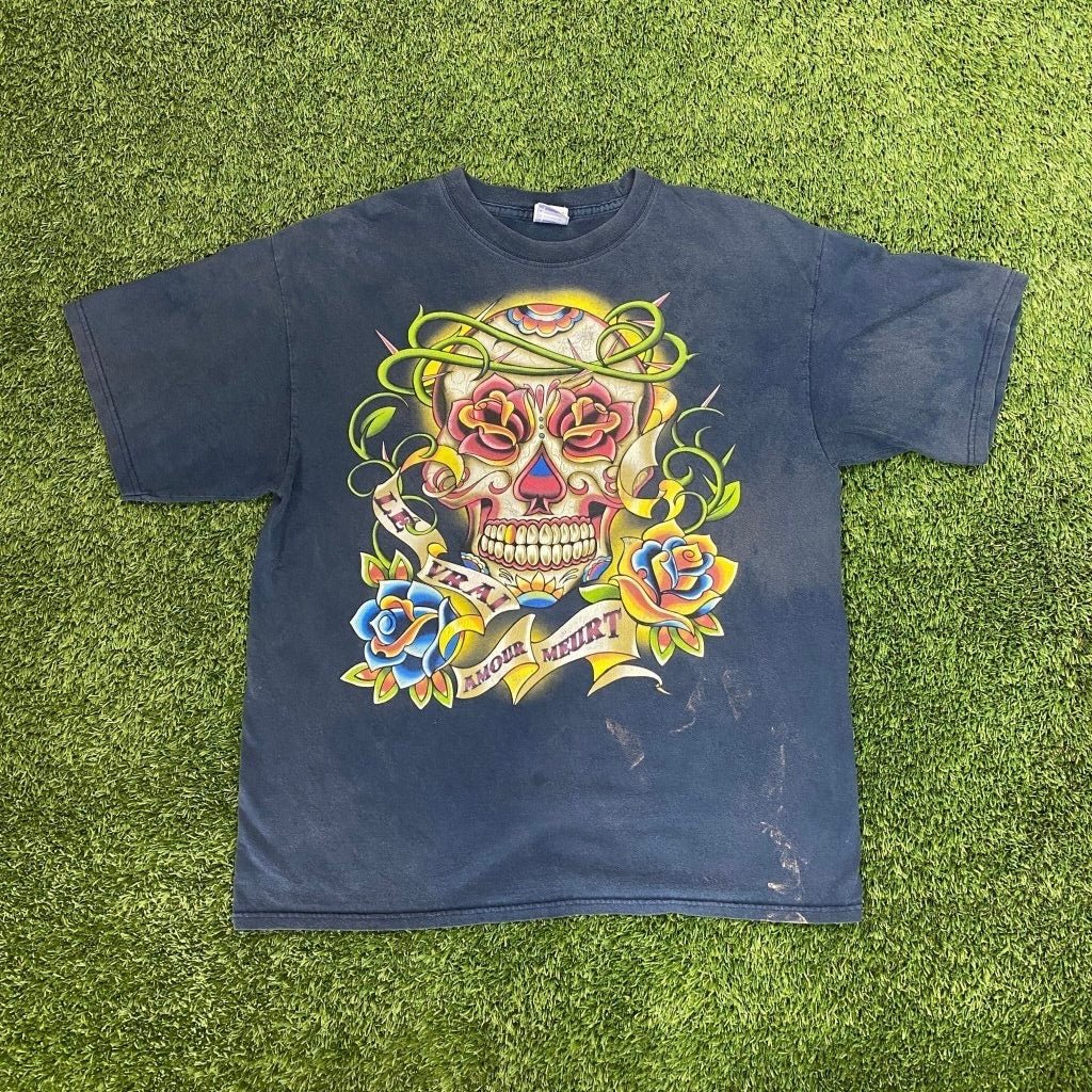 Vintage Sugar Skull Shirt, XL - Banana Stand