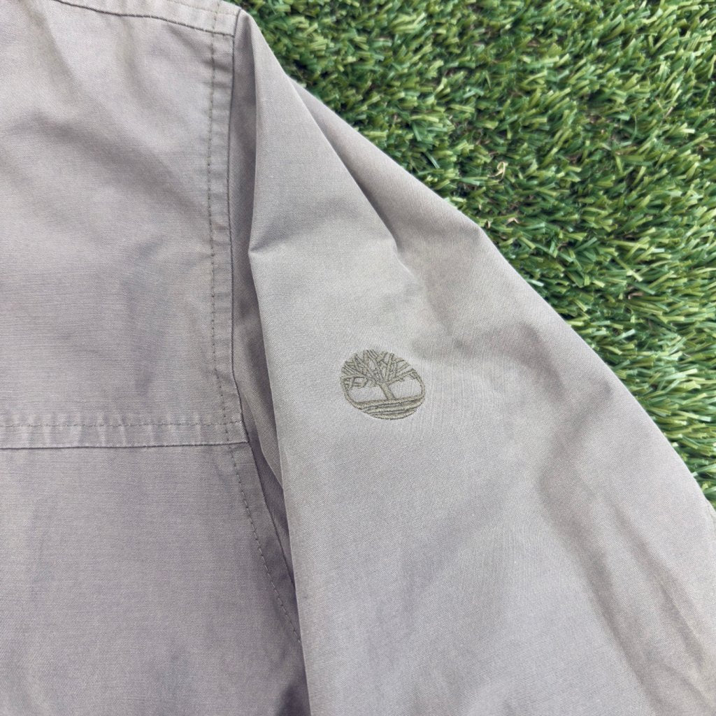 Vintage Timberland Zip Up Khaki Green Jacket, XXL - Banana Stand
