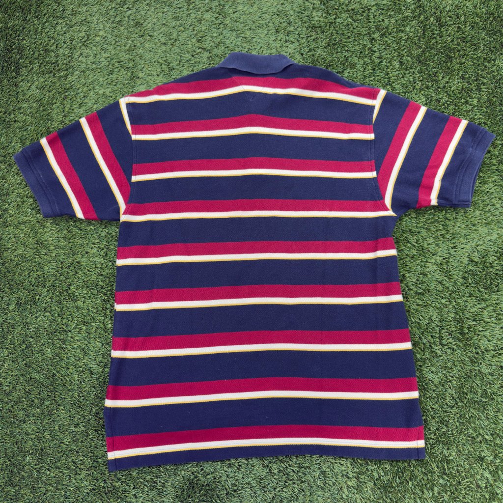 Vintage Tommy Hilfiger Striped Polo, L - Banana Stand