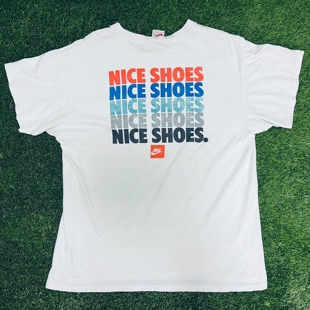 Nike Employees Only, “Nice Shoes” T-Shirt, L
