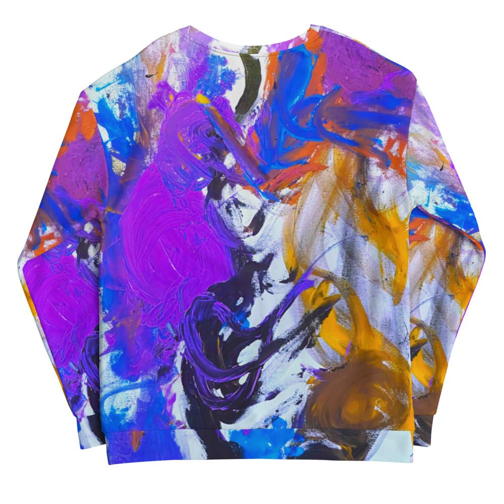 Abstract Crewneck, Fire & Ice 2.0 [Purple Edition]