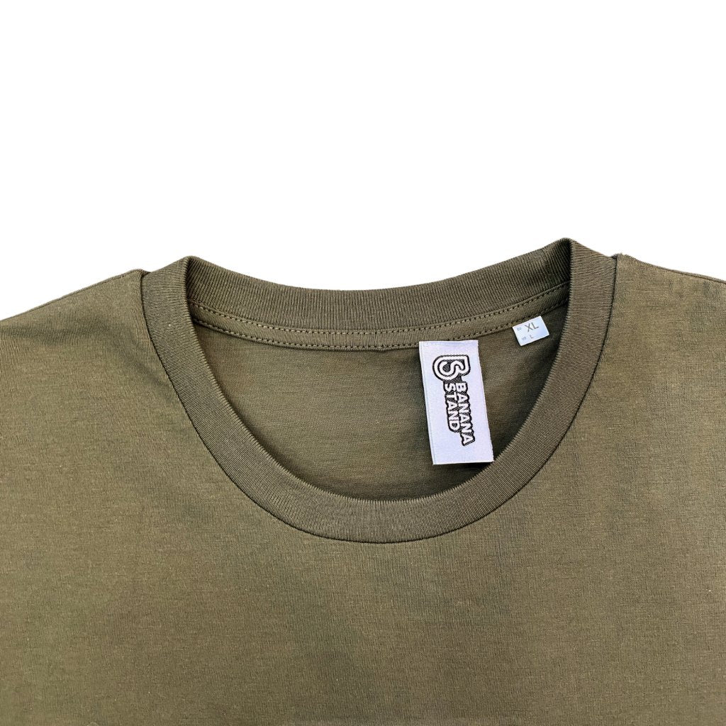 Banana Stand Box Logo Long Sleeve, Olive Green - Banana Stand