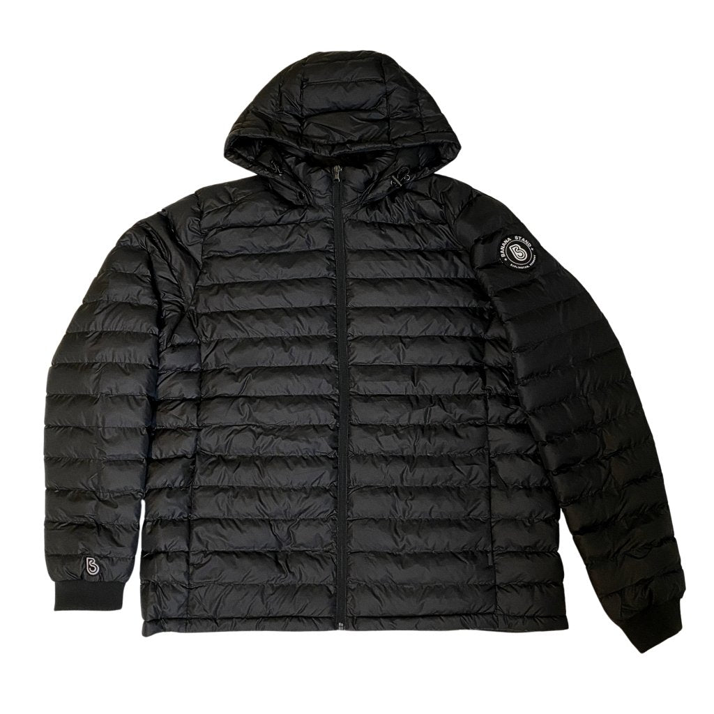 Banana Stand Lightweight Puffer Jacket, Black - Banana Stand