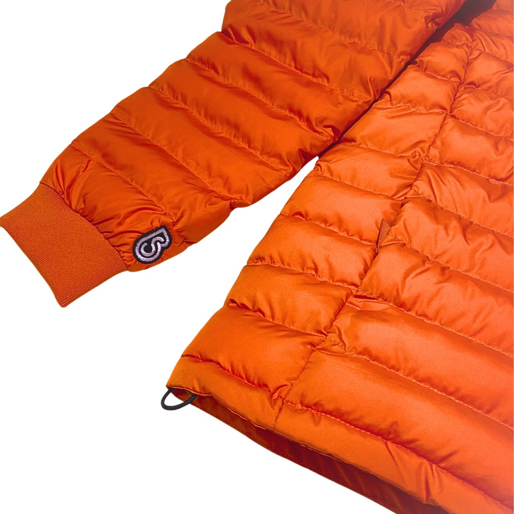 Banana Stand Lightweight Puffer Jacket, Burnt Orange - Banana Stand