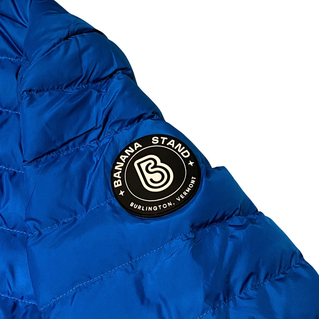 Banana Stand Lightweight Puffer Jacket, Saphire Blue - Banana Stand
