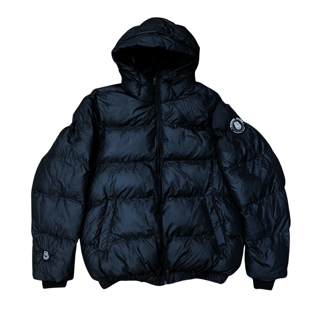 Banana Stand Oversized Puffer Jacket, Black - Banana Stand