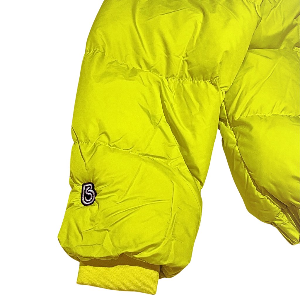 Banana Stand Oversized Puffer Jacket, Lemon Lime - Banana Stand