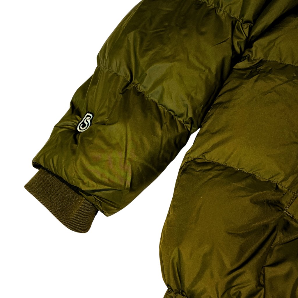 Banana Stand Oversized Puffer Jacket, Olive Green - Banana Stand