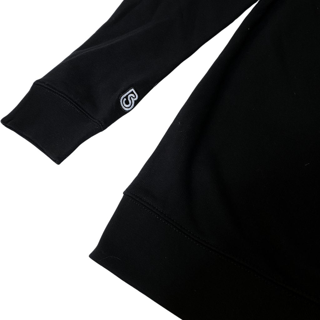 Banana Stand Quarter Zip Up, Black - Banana Stand