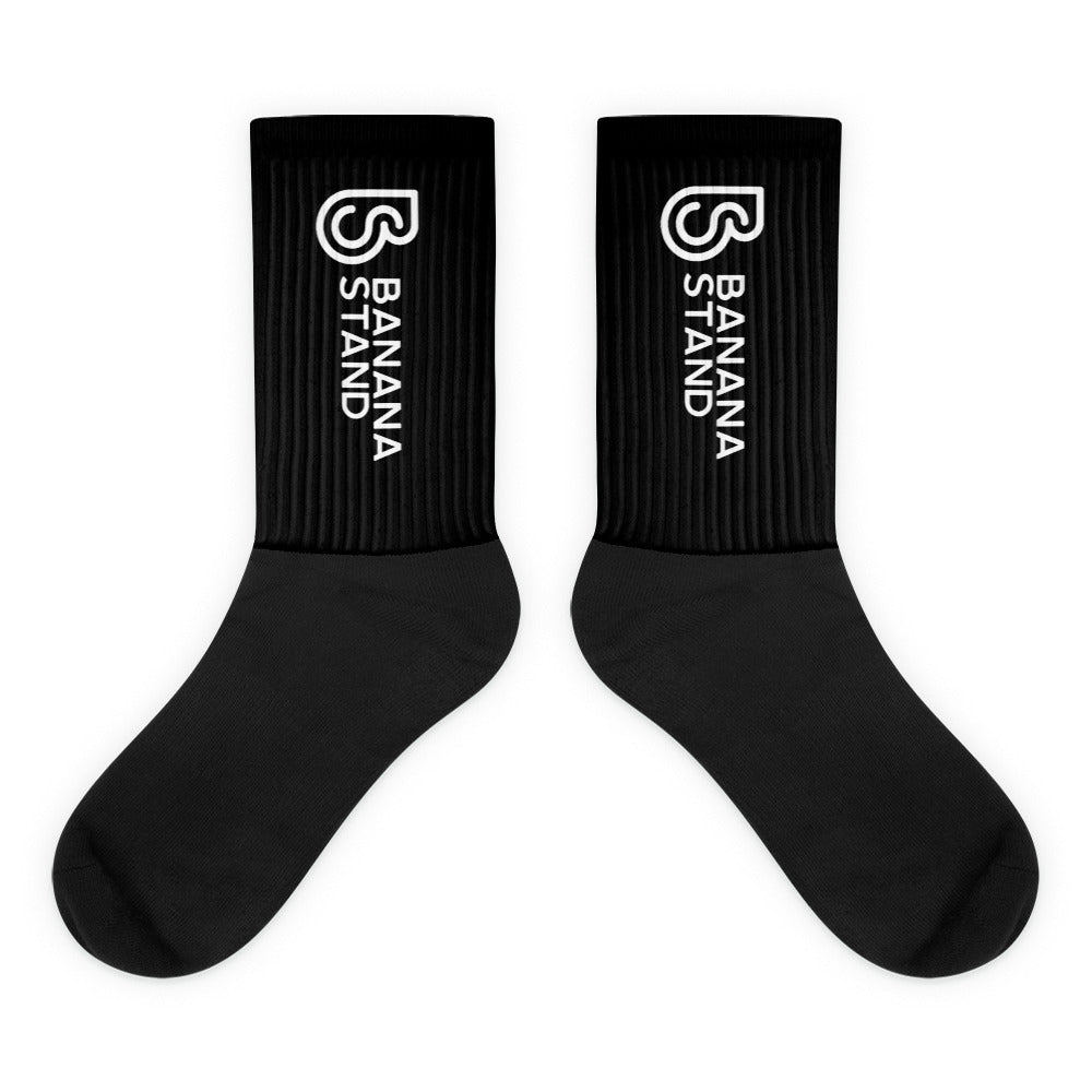 Black Socks with Logo