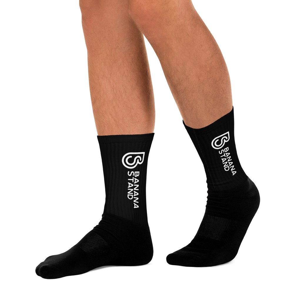 Black Socks with Logo