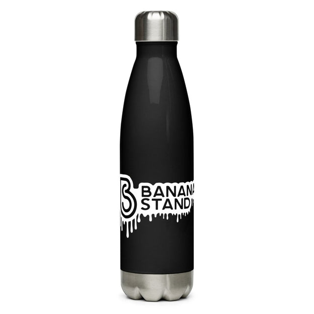 Black Stainless Steel Water Bottle 17 ounces - Banana Stand