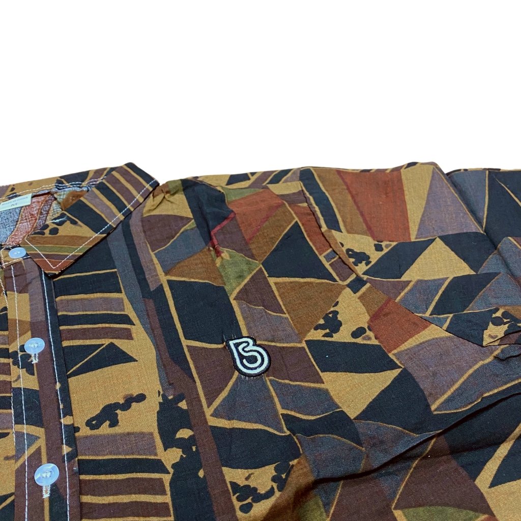 BS Brown Short Sleeve Button Down - Banana Stand