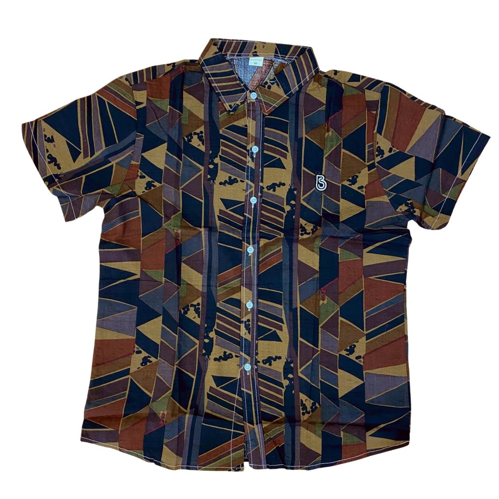 BS Brown Short Sleeve Button Down - Banana Stand