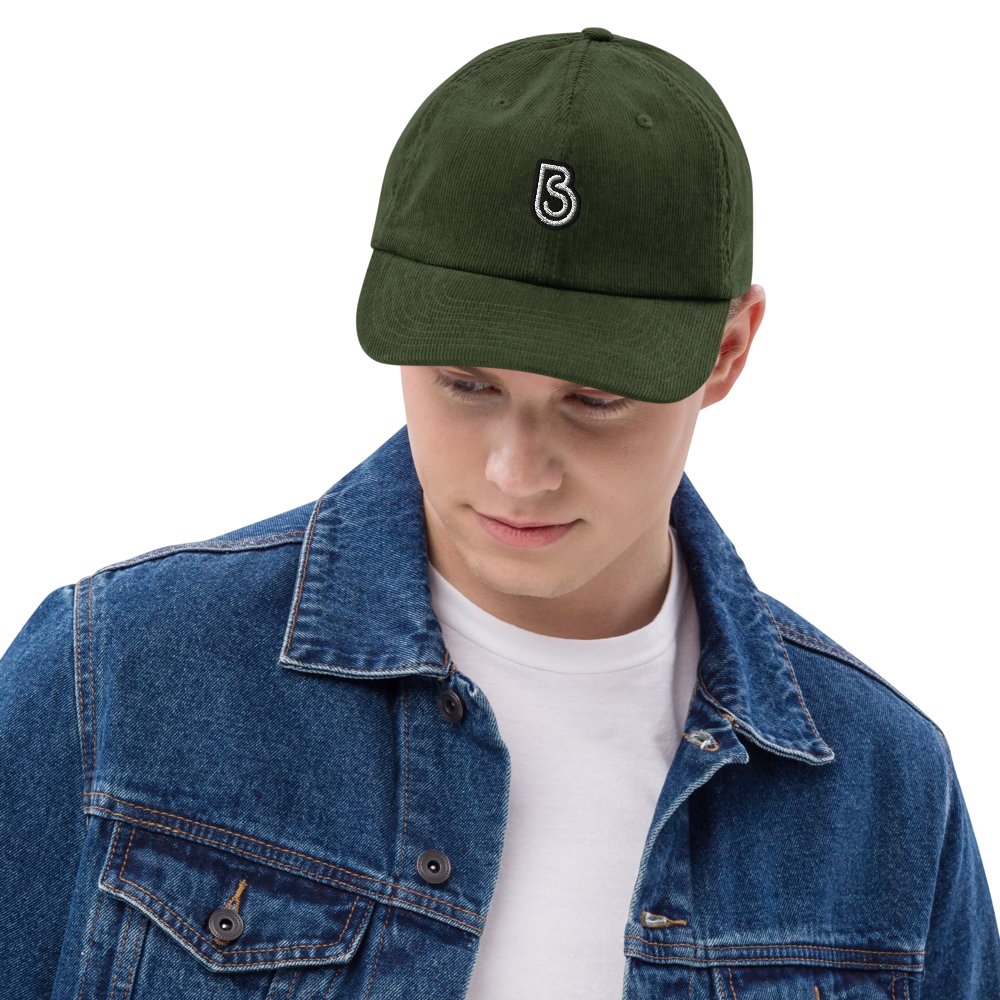 BS Corduroy Hat, Green - Banana Stand
