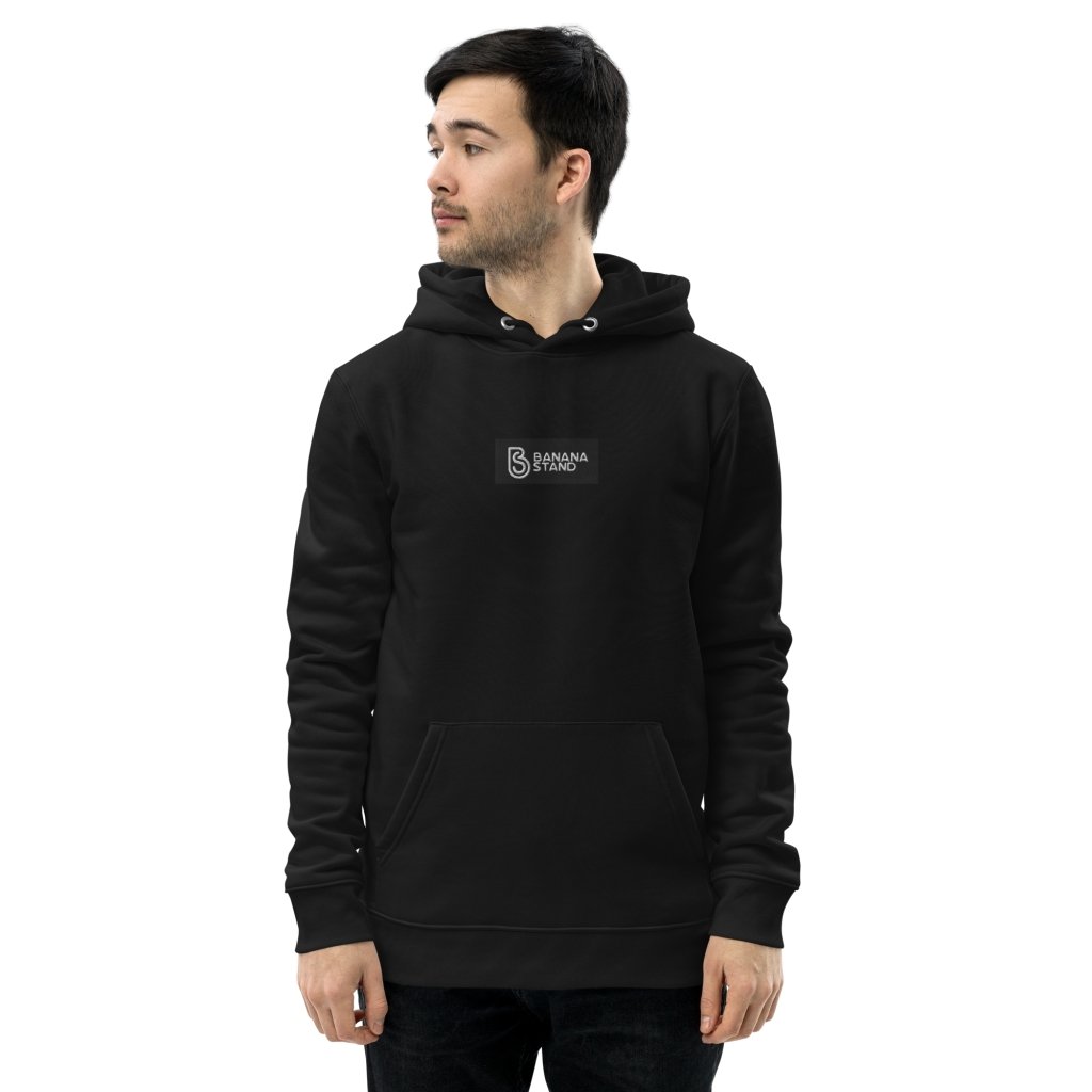 Center Box Logo Hoodie [Black] - Banana Stand